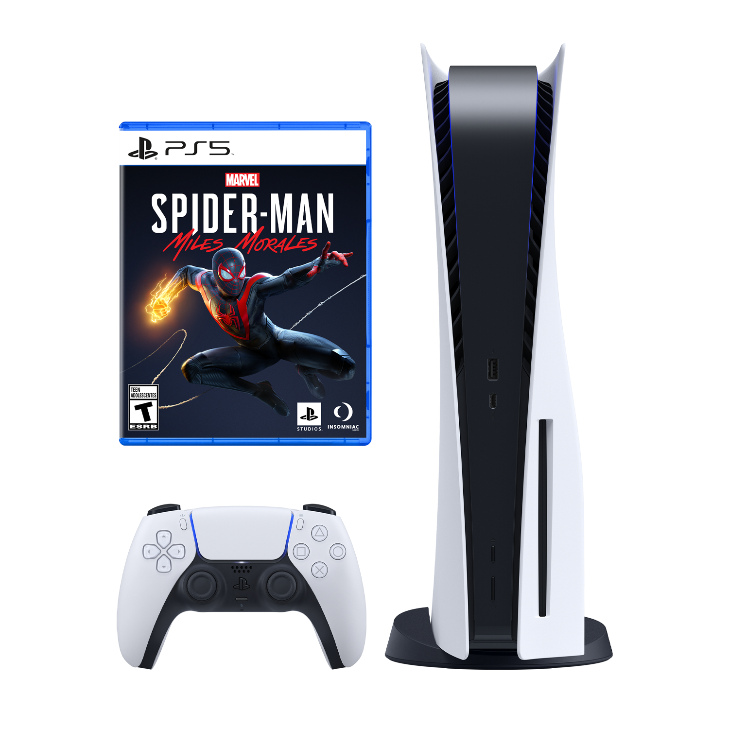 Consola PlayStation 5 + Juego Spiderman Miles Morales image number 0.0